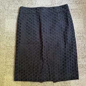 GUC navy jcrew pencil skirt